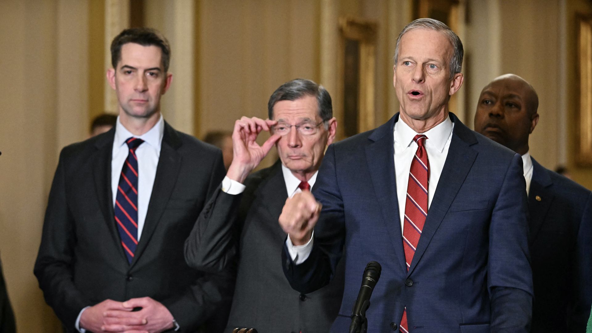This is Tom Cotton, John Barrasso and John Thune