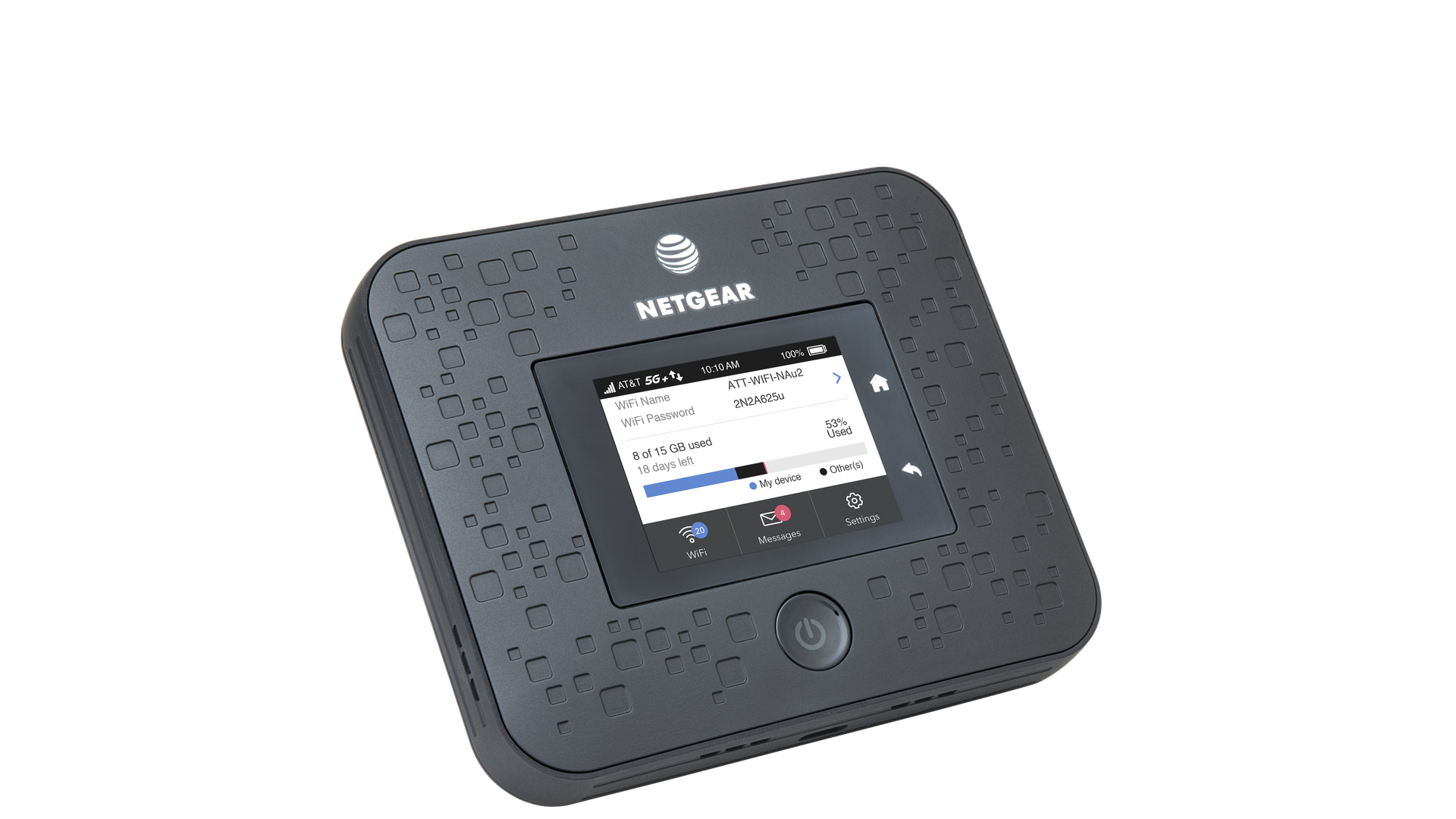 AT&T's first 5G mobile device is a hotspot allowing other devices to access the faster network.