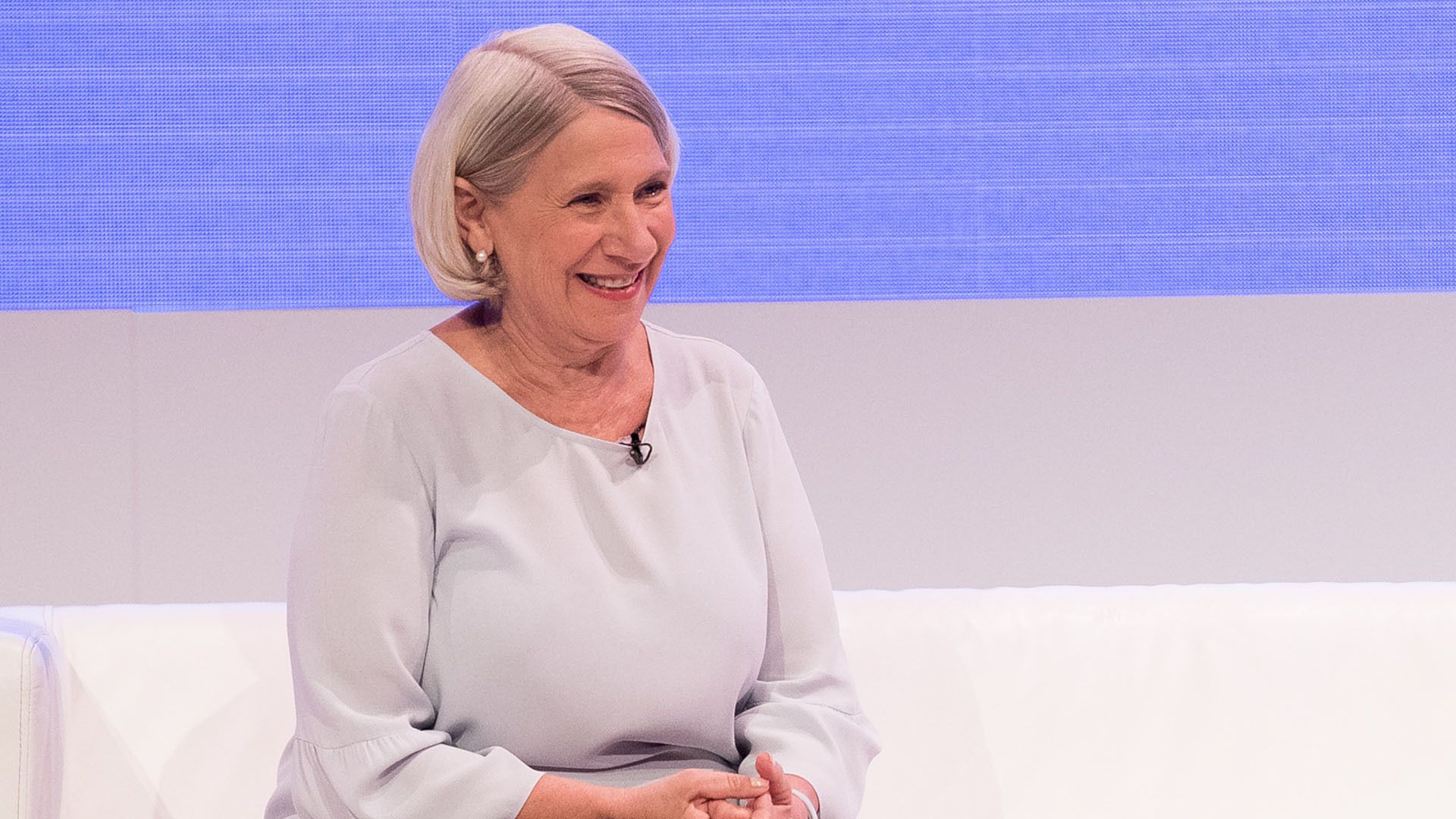 Anita Dunn speaks onstage