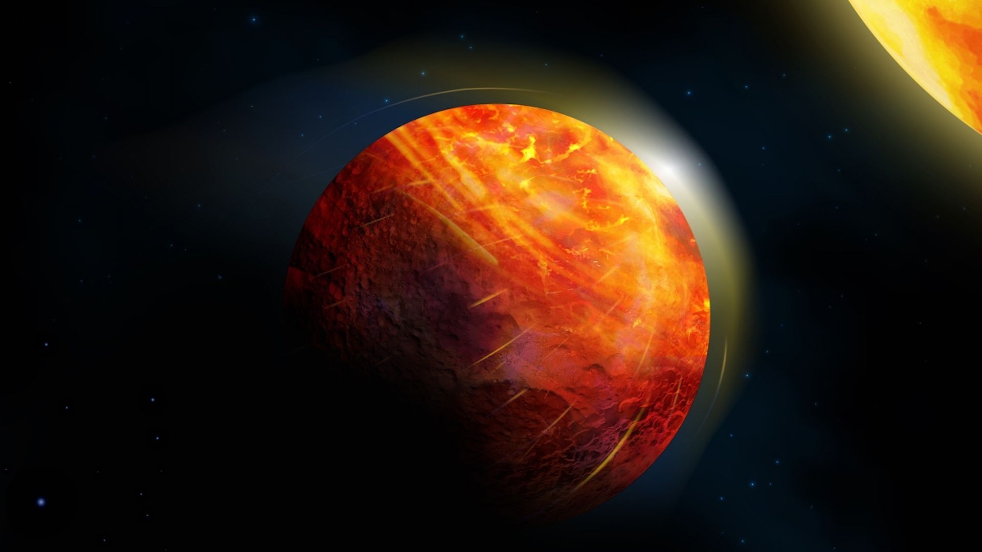 Artist's illustration of K2-141b. Photo: Julie Roussy/McGill Graphic Design/Getty