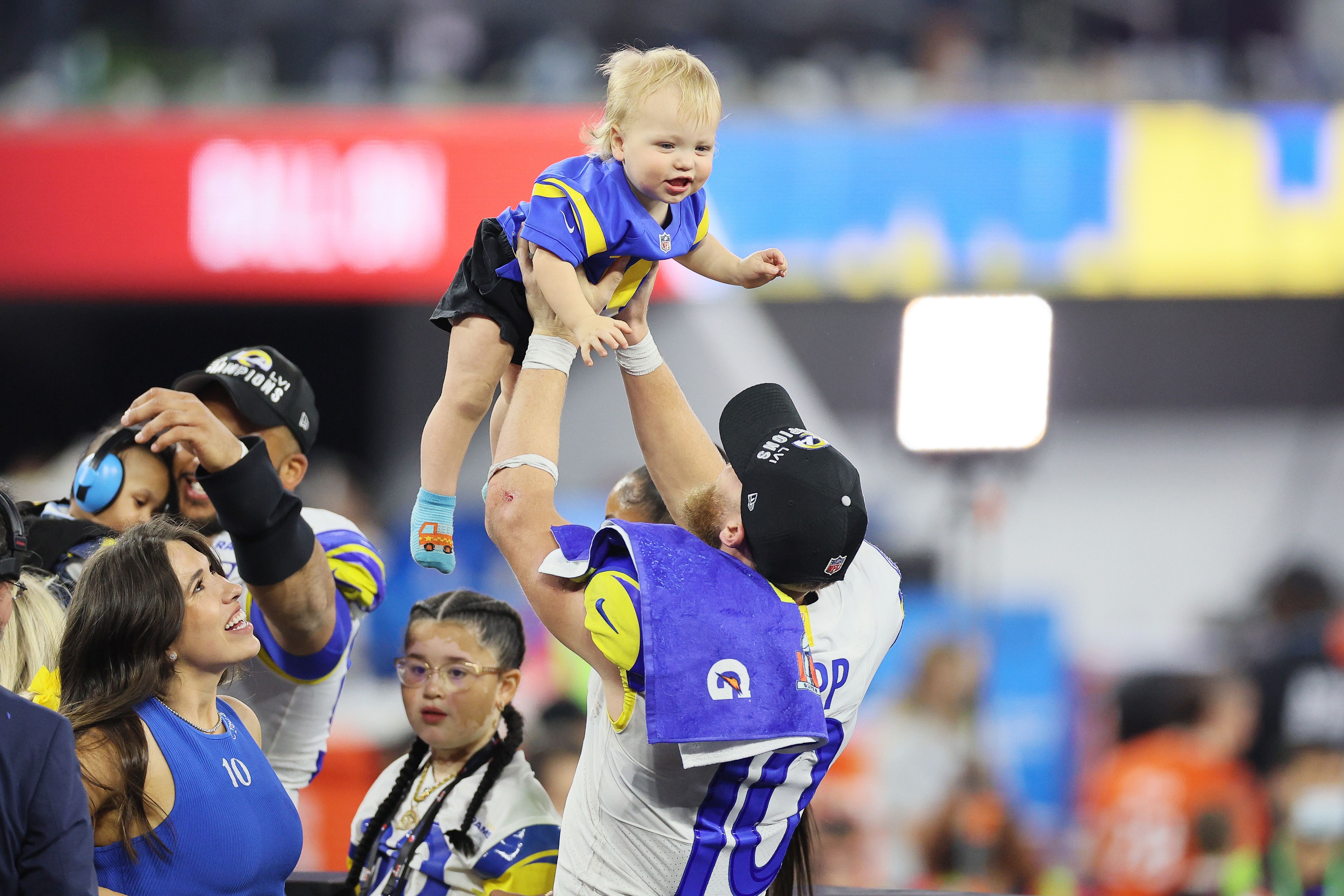 Cooper Kupp celebrating