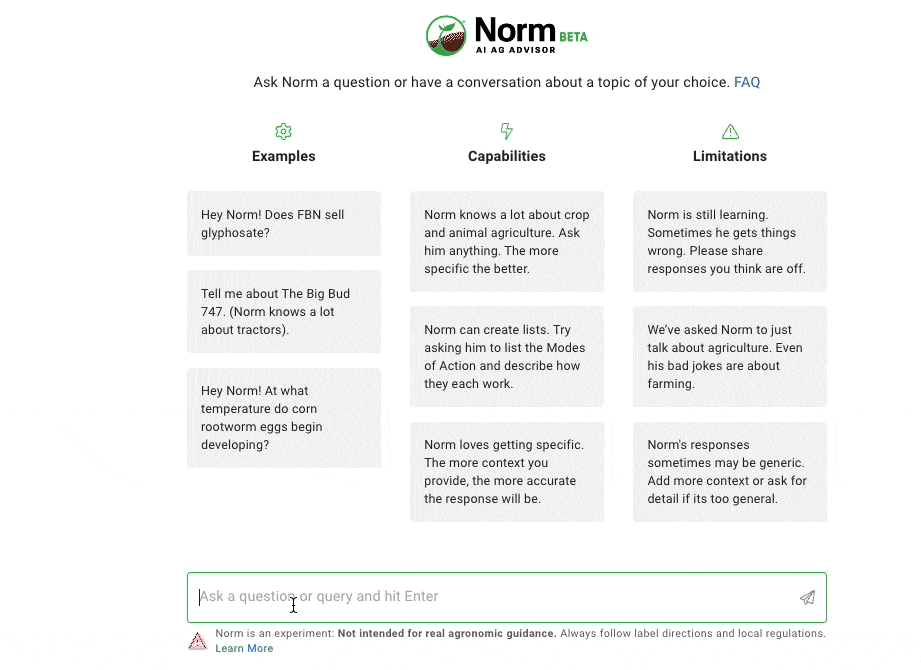 A GIF showing Norm at work.