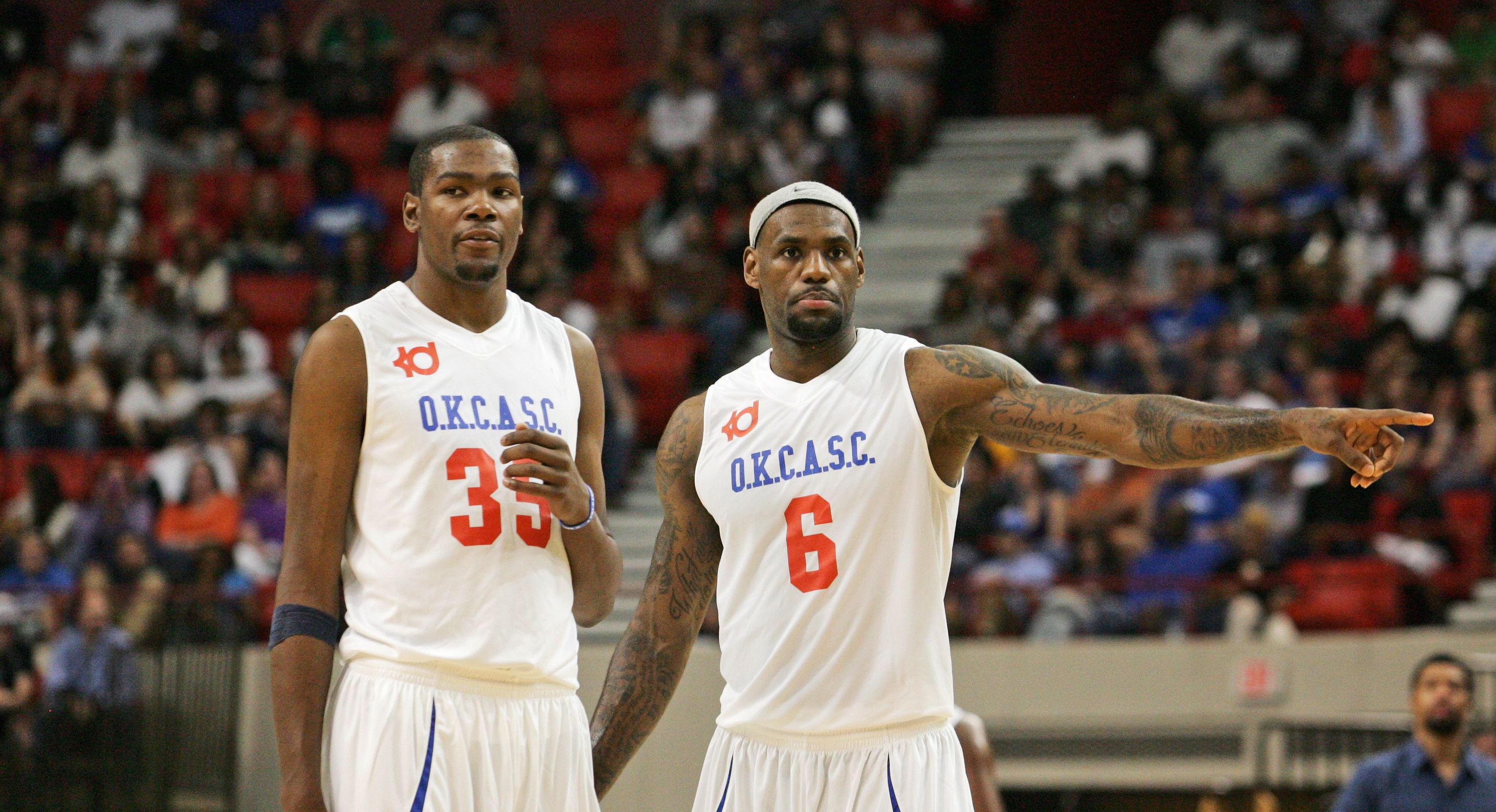 LeBron James and Kevin Durant