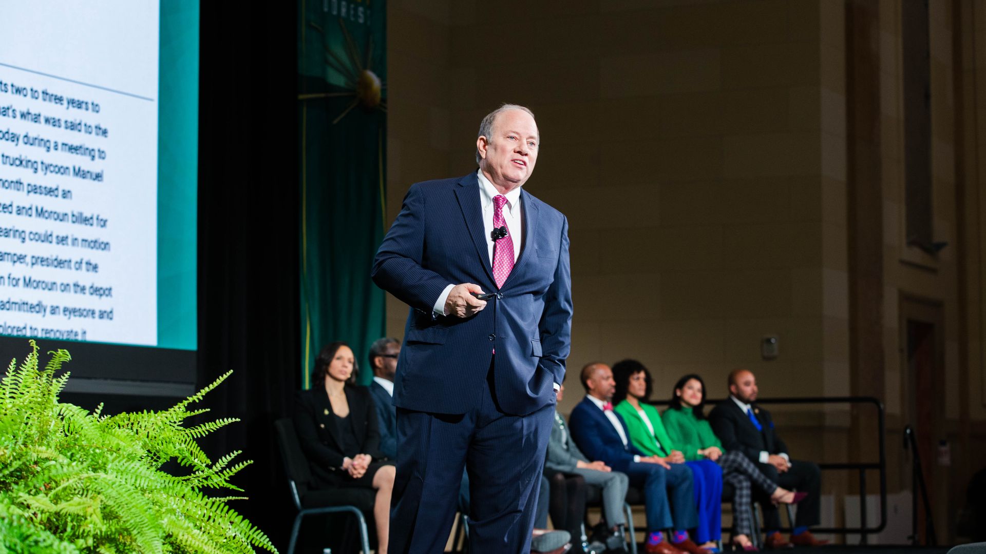 Duggan gives his 2023 State of the City address. 