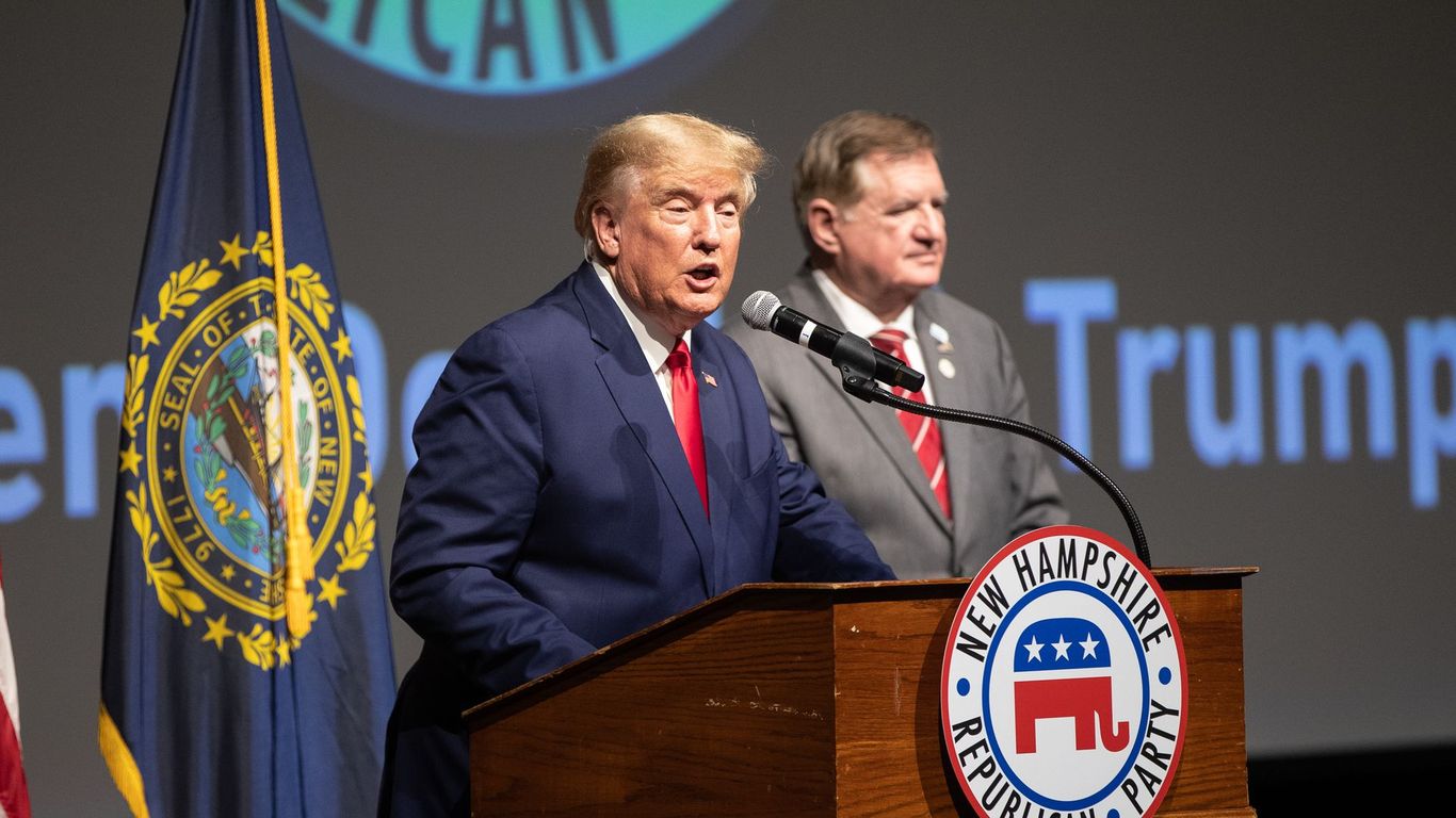 Trump’s sleepy start: 2024 campaign begins with muted New Hampshire speech