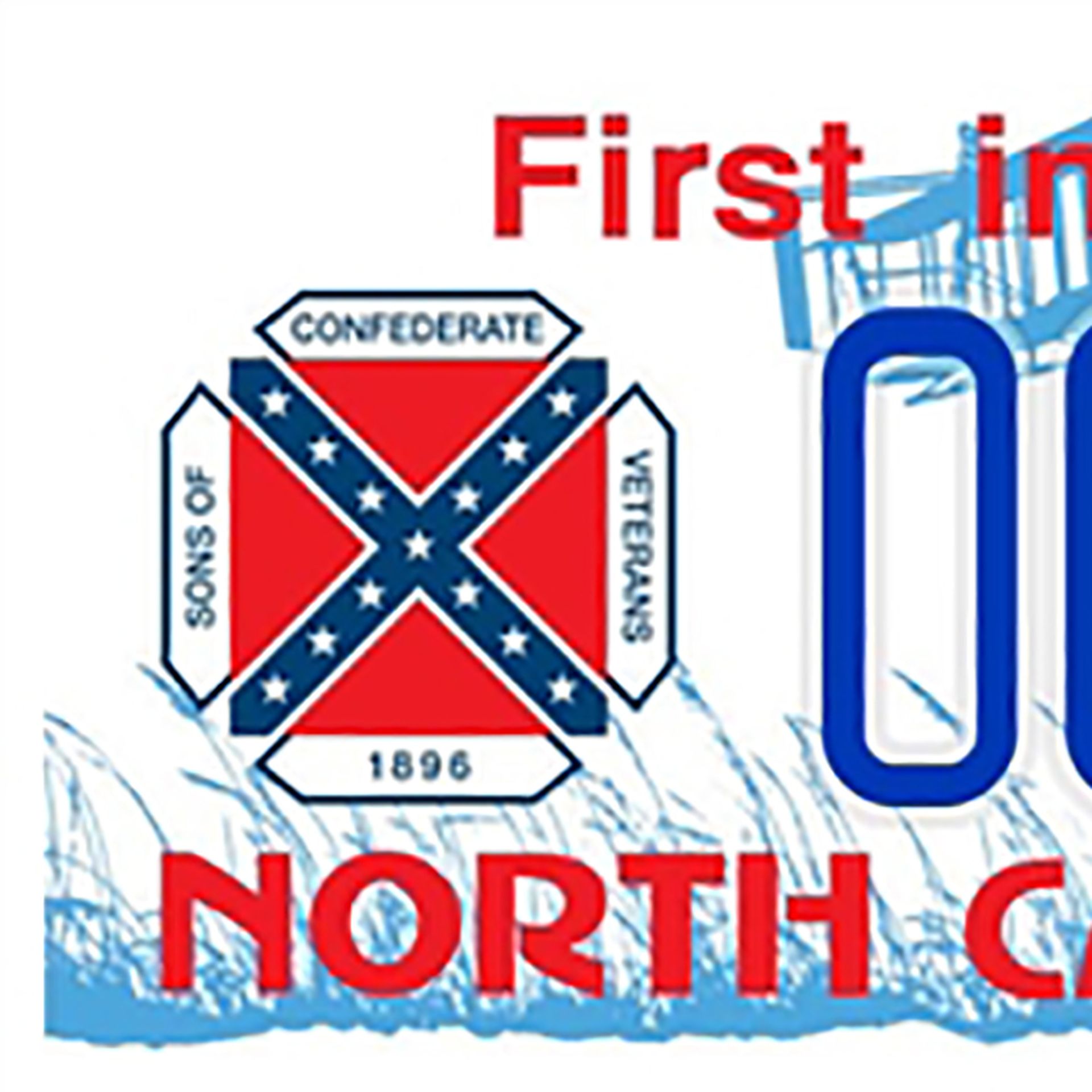 Could the 'troubling' confederate flags on North Carolina license