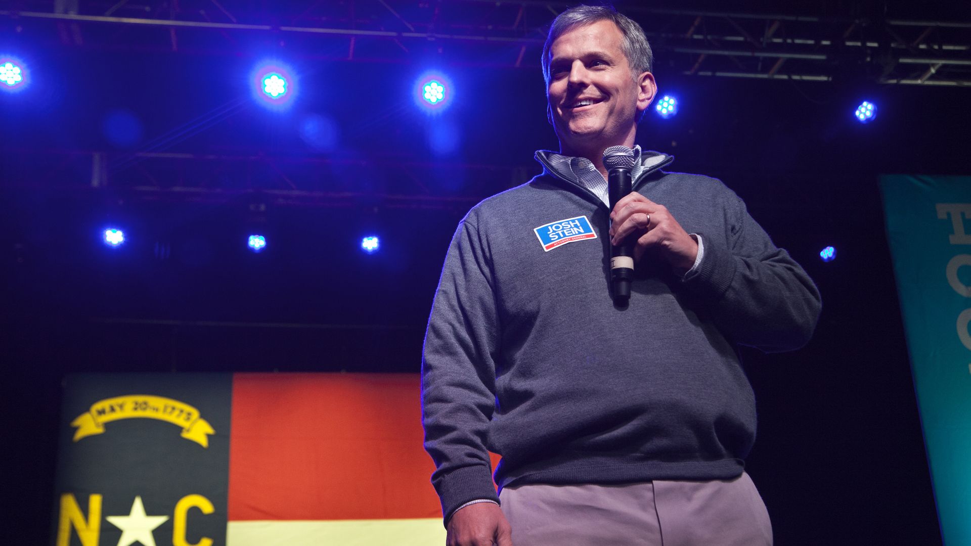 Josh Stein, speaking at an event