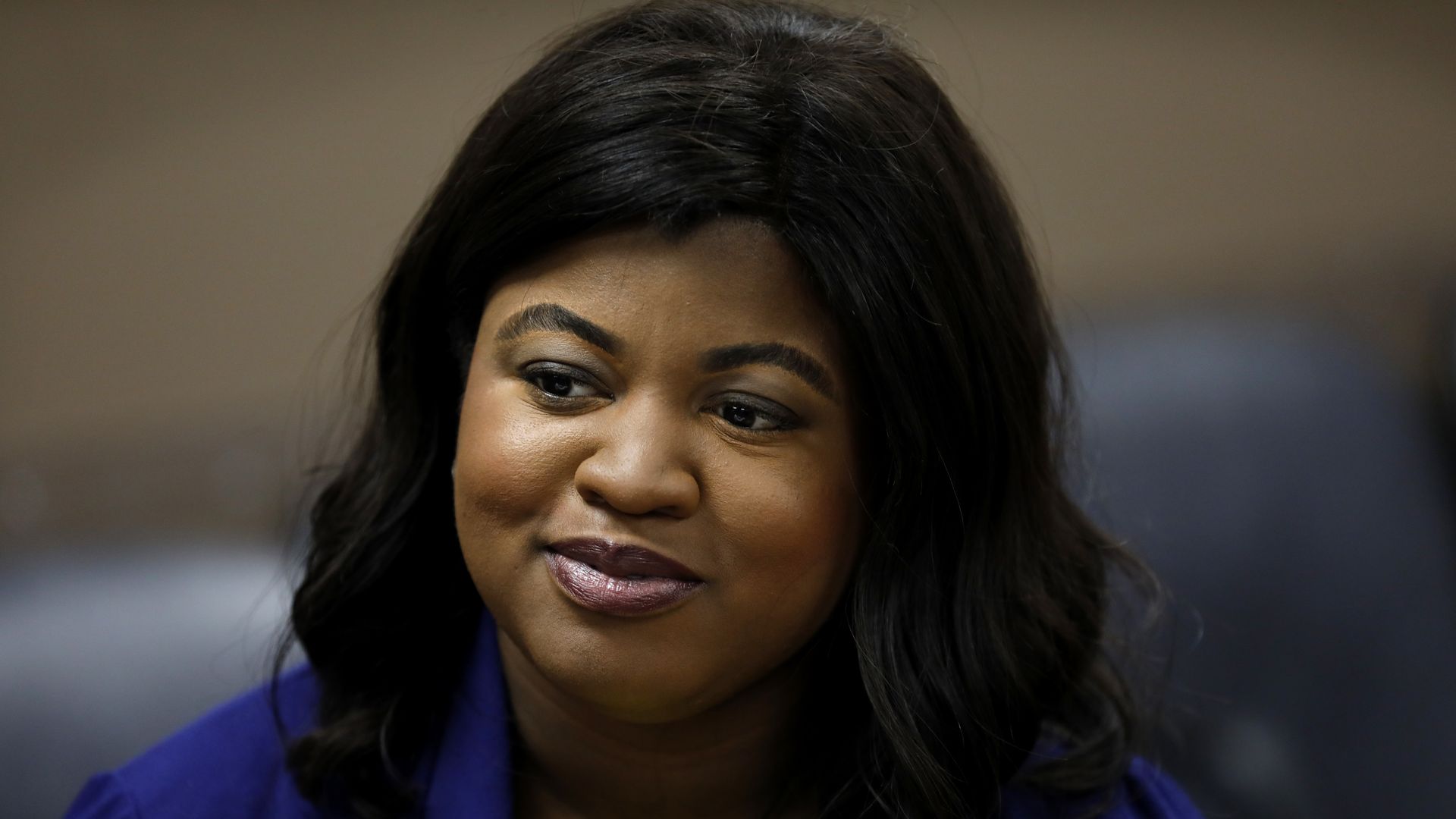 Deidre DeJear, a Democrat running for governor