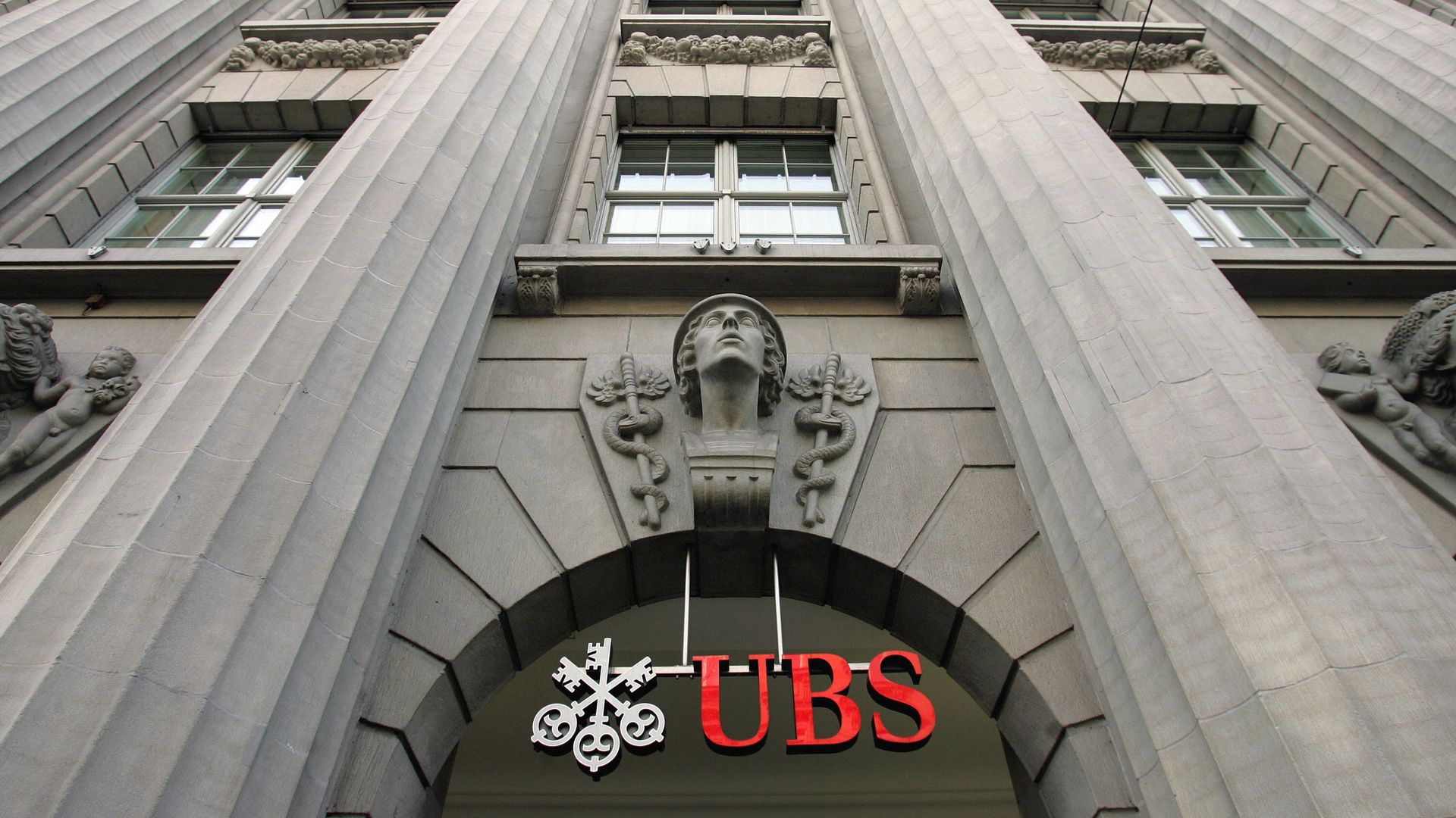 The Swiss Bank USB's headquarters in Zurich