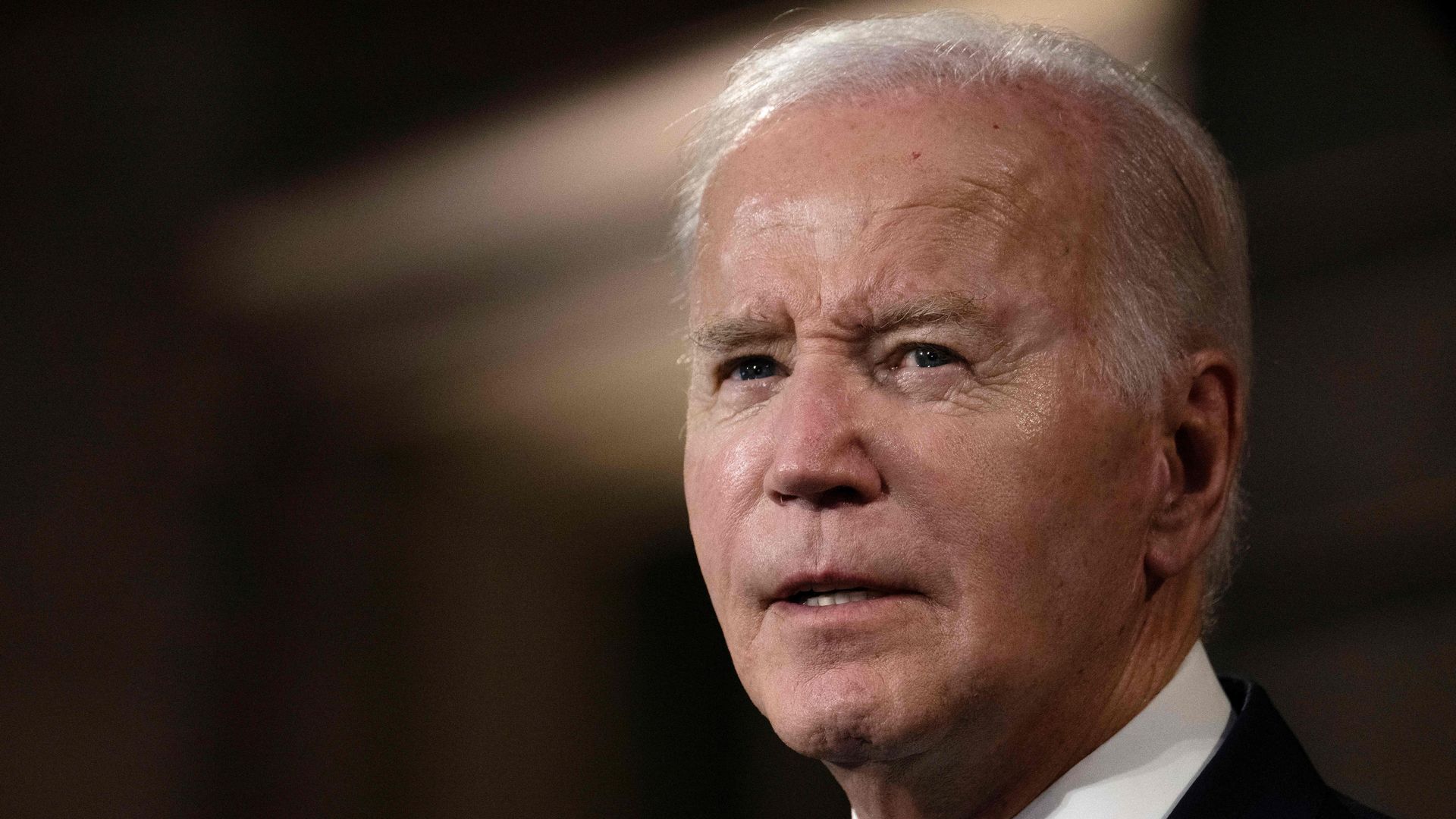President Joe Biden addresses the United Nations General Assembly Leader's Reception at the Metropolitan Museum of Art in New York City on September 19, 2023.