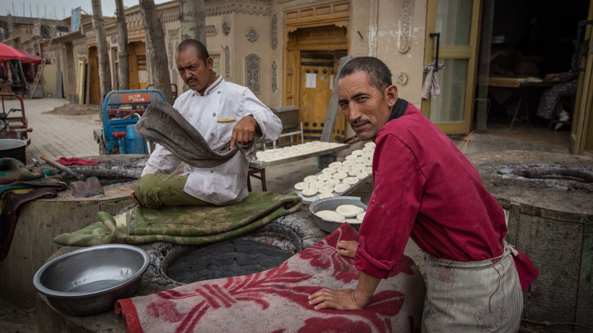 Local Uyghurs in Xinjiang province