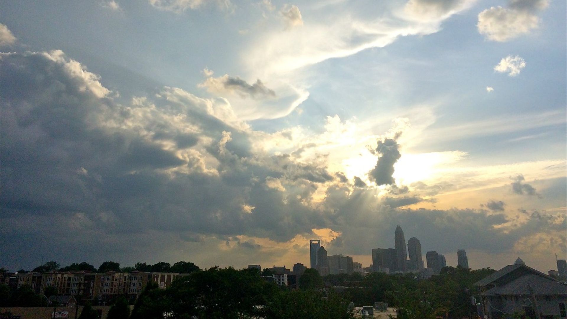 Charlotte NC skyline