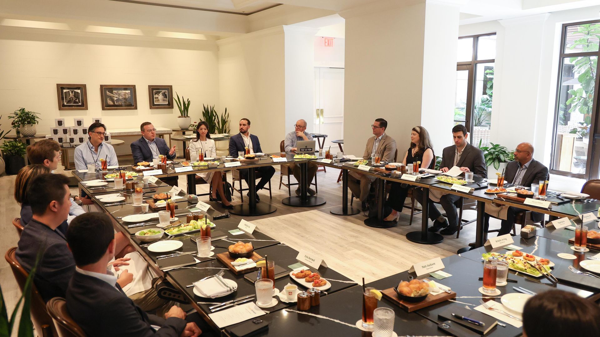 Photo of the Health Tech expert voice lunch at Axios BFD Miami