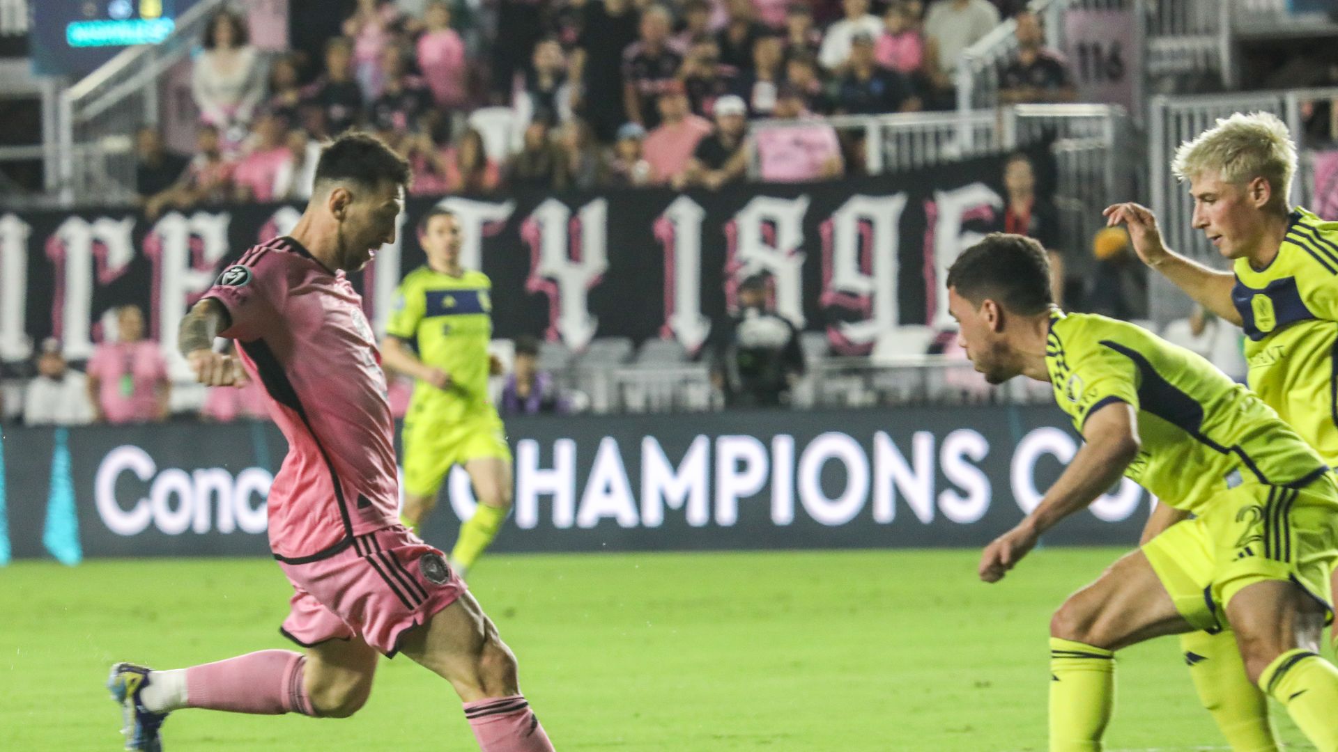 Lionel Messi during the game against Nashville on March 13 in Florida. 
