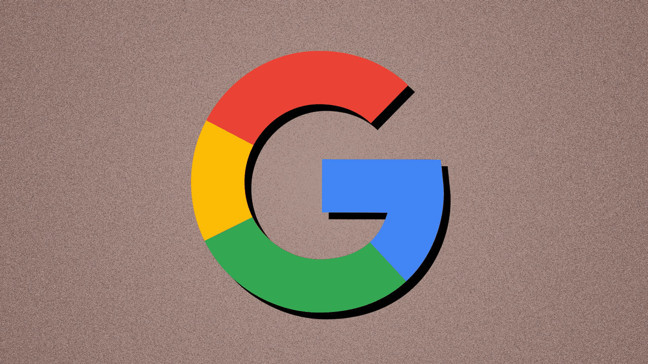 Illustration of the Google "G" logo turning into a stop sign.