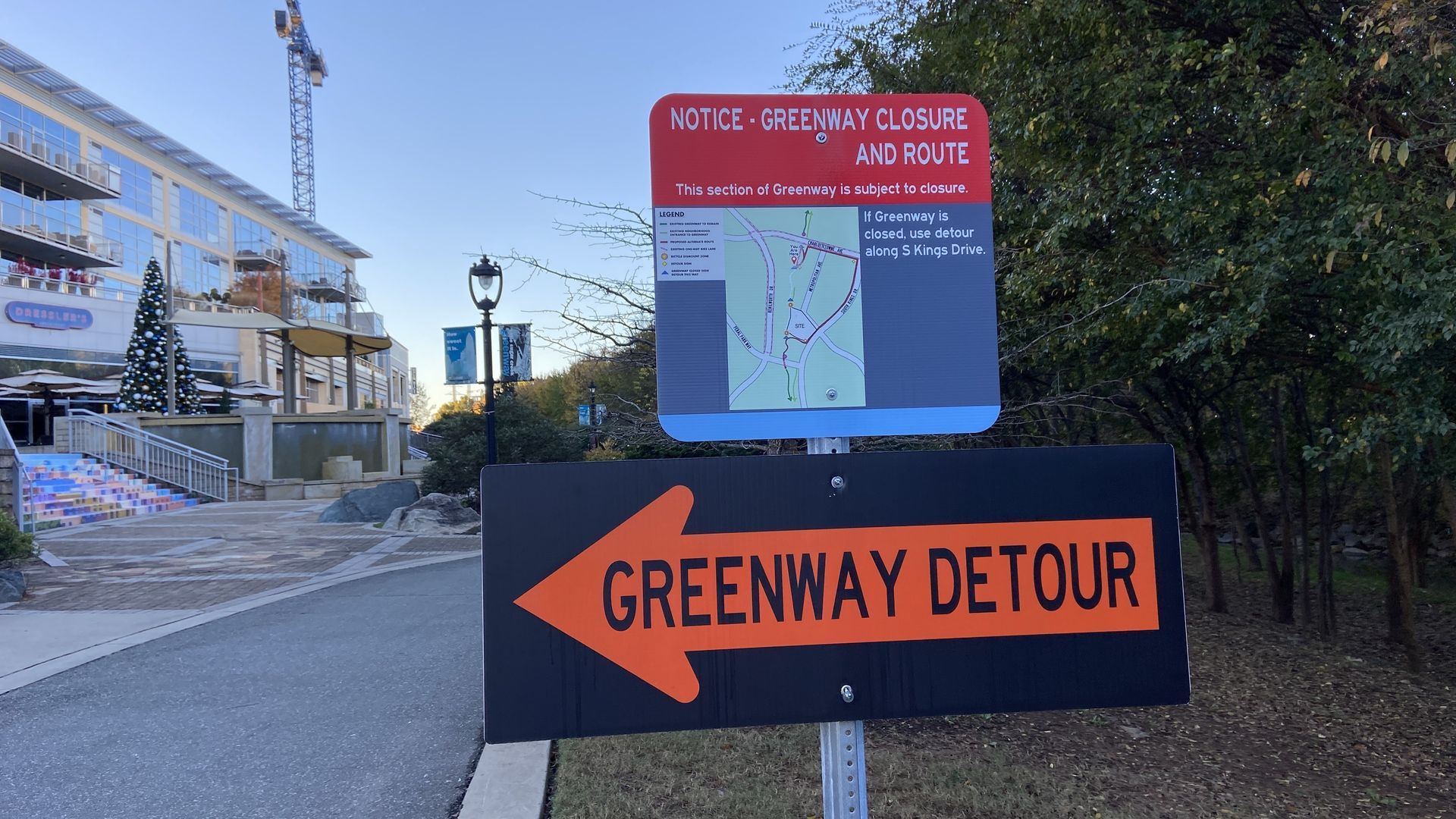 Detour sign