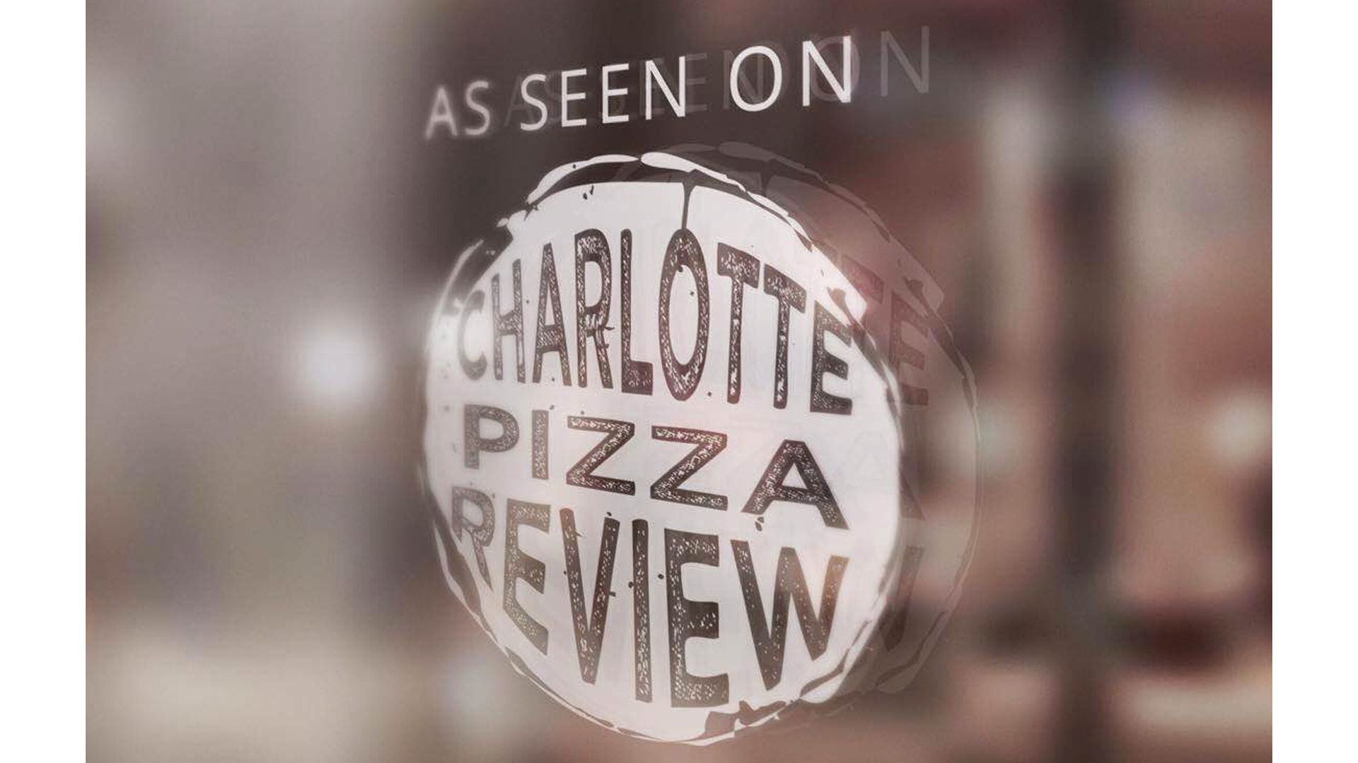 Charlotte Pizza Review sticker