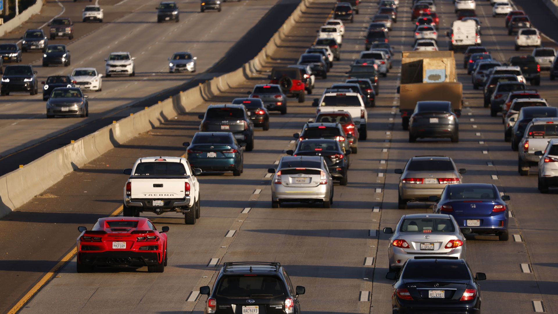 HIghway traffic in San Diego