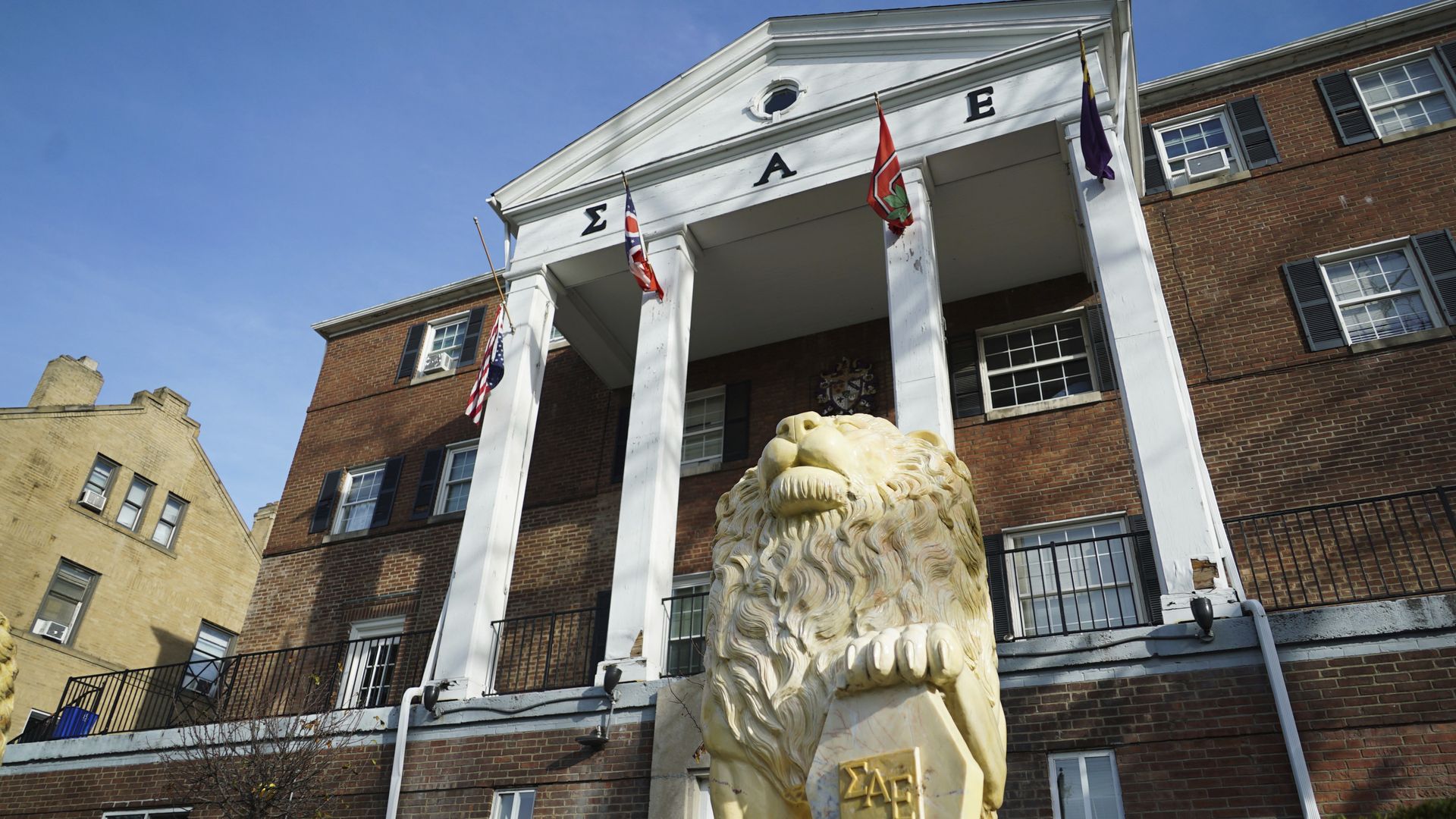 The Sigma Alpha Epsilon fraternity house at Ohio State University.