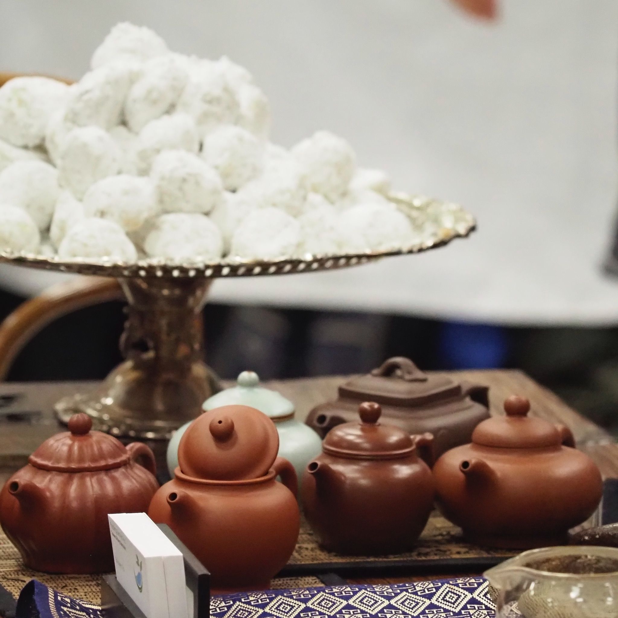 Bakery sweets to have with tea. 
