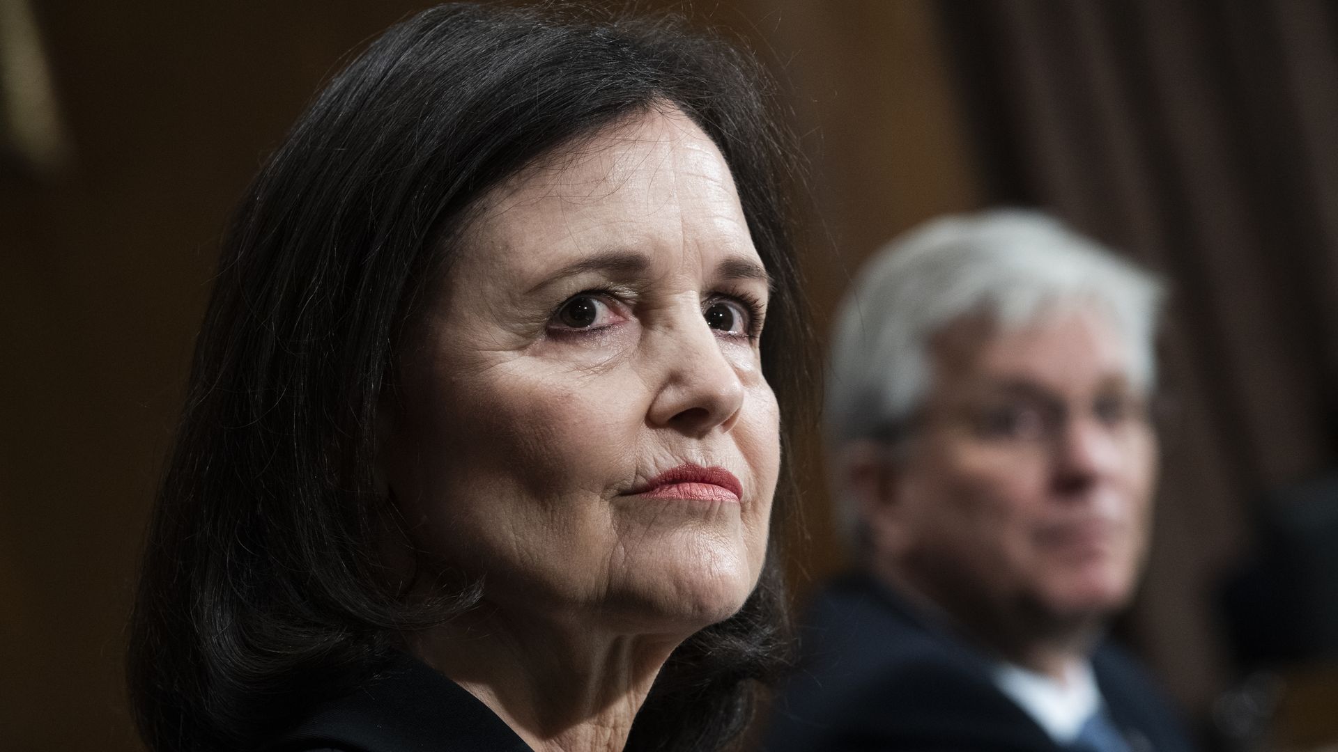 Judy shelton at a congressional hearing