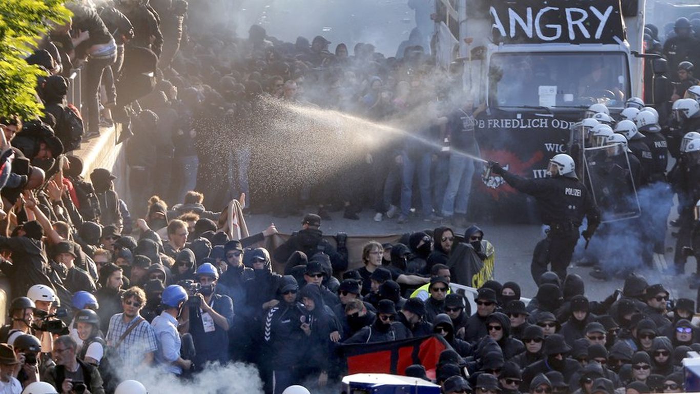 Protests in Hamburg