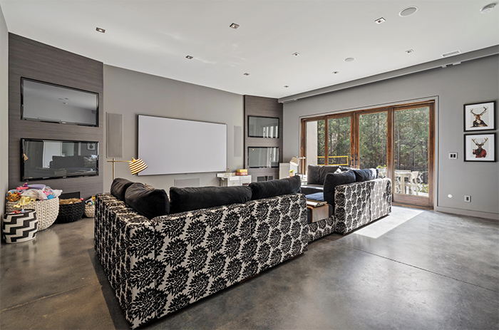 10919 Robinson Rock Court media room