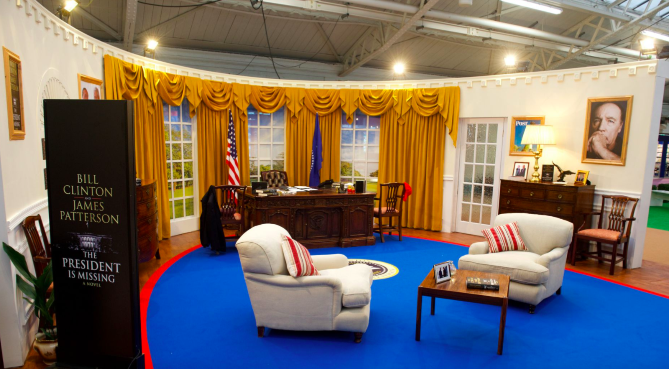 An Oval Office replica in the U.K. Axios