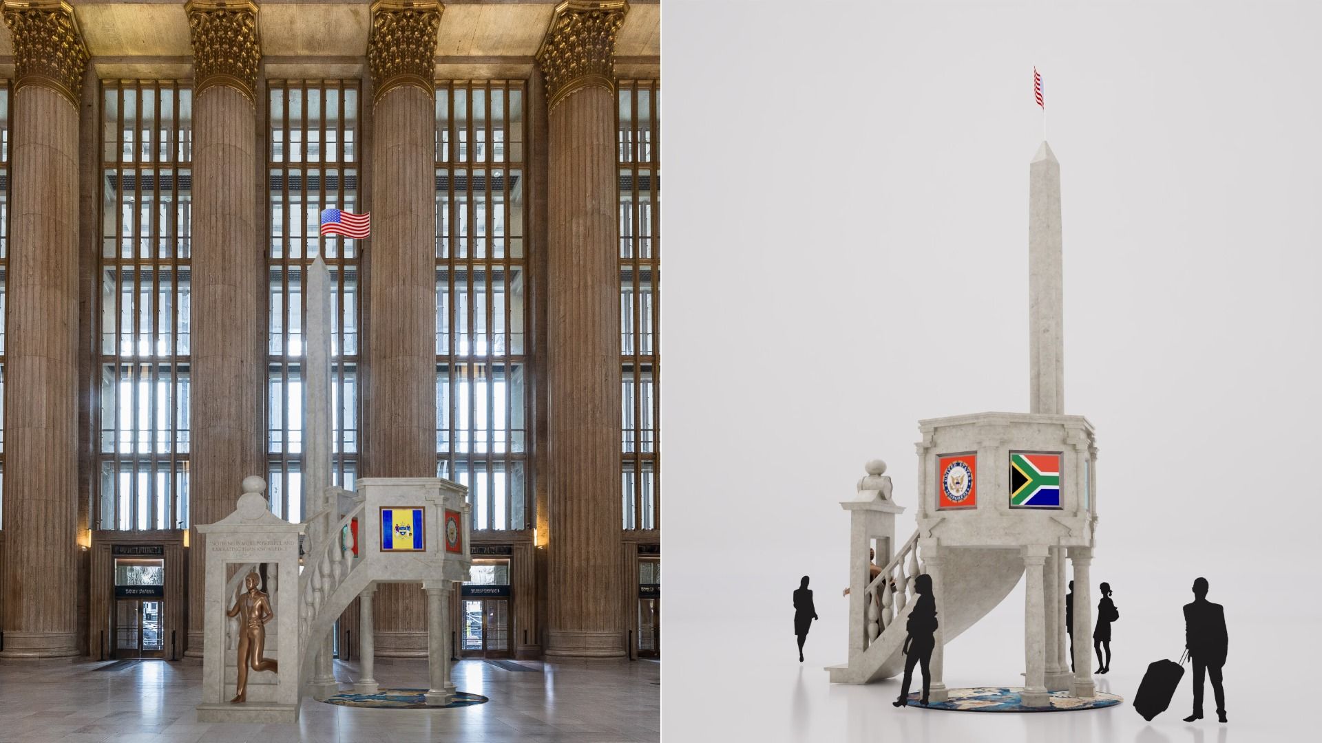 A rendering of Karyn Olivier's "Platform."