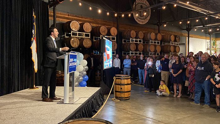 jackson jeff jackson voting Photo: Alexandria Sands/Axios