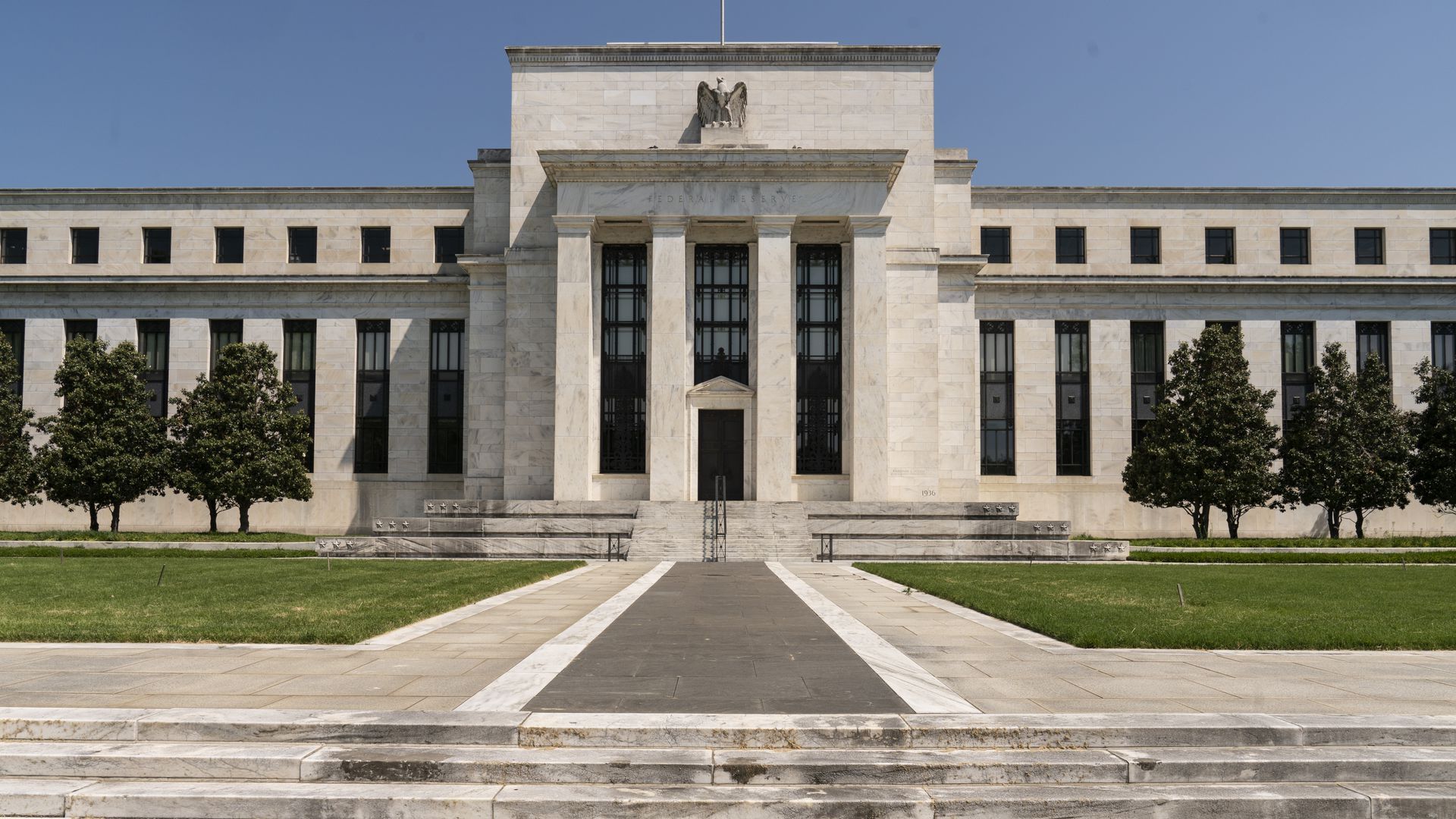 The Fed's building in Washington. Photo: Joshua Roberts/Bloomberg via Getty Images