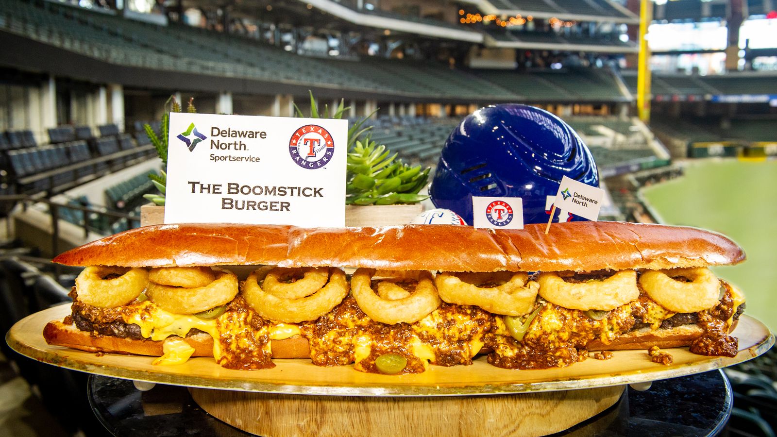 Pricey 2-foot long burger tops list of food offerings at Texas