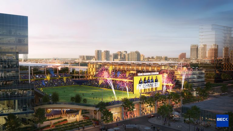 Tampa Bay Sun FC Unveil Proposed Ybor City Stadium Plan, Renderings ...