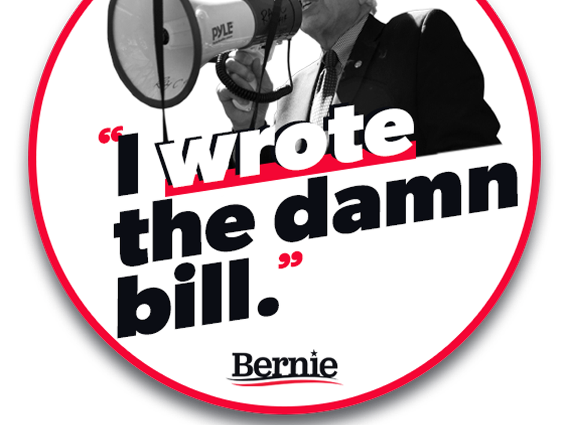 i wrote the damn bill merch