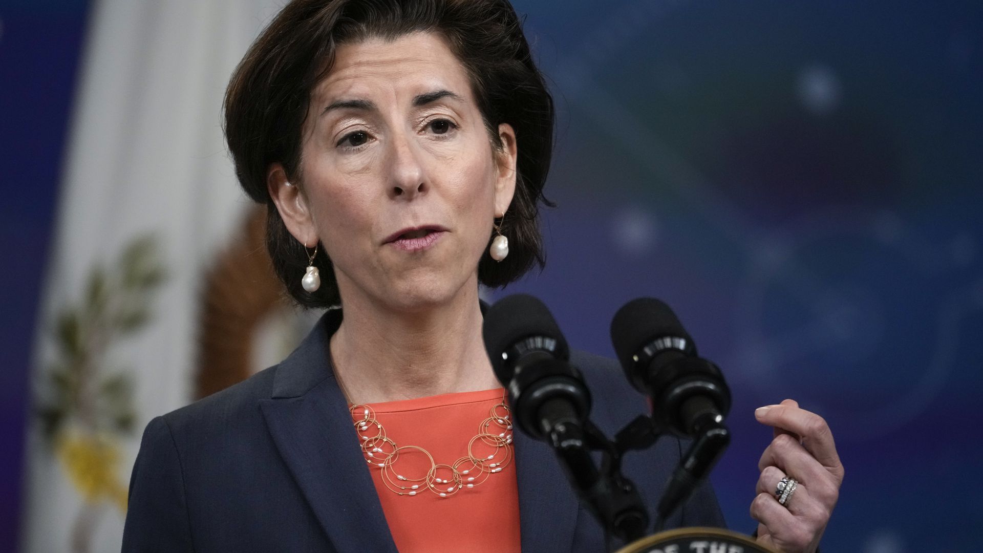 Photo of commerce secretary Gina Raimondo.