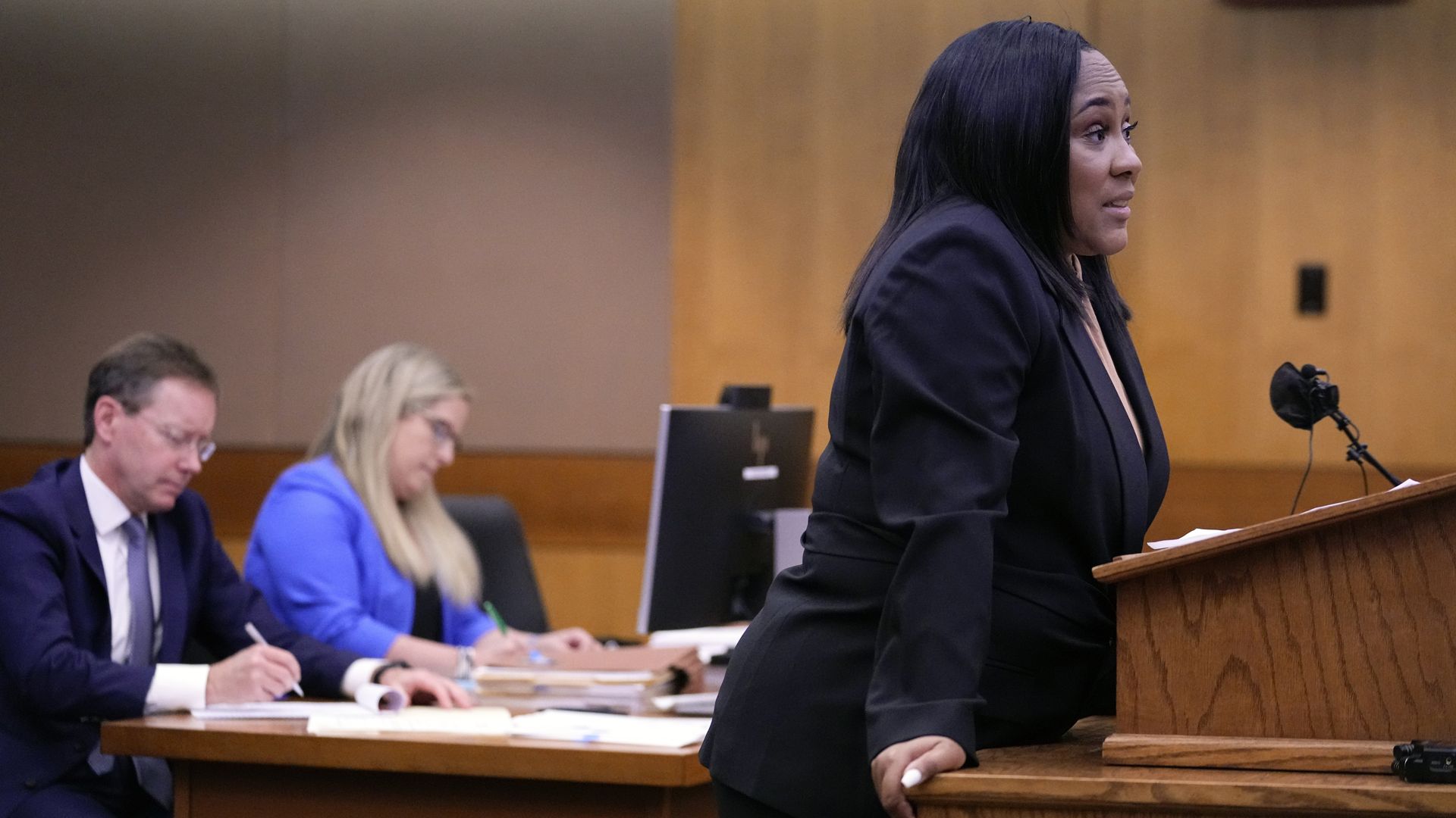 Fani Willis argues in court