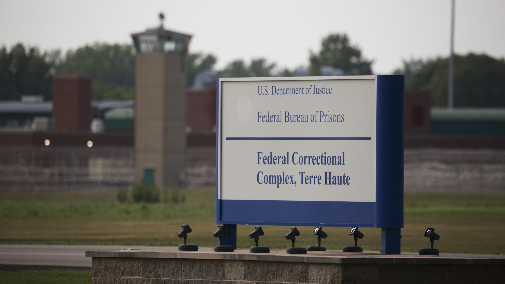 The Terre Haute Federal Correctional Complex in Indiana where Lisa Montgomery was scheduled to be executed.
