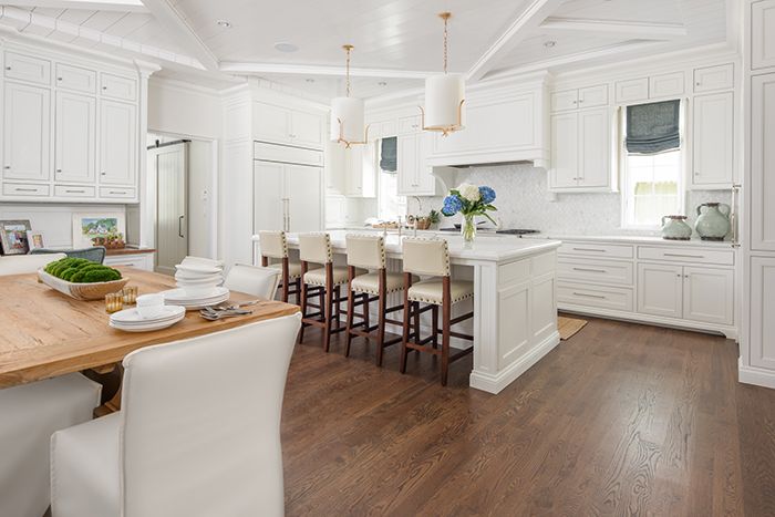 Hillside house kitchen and table