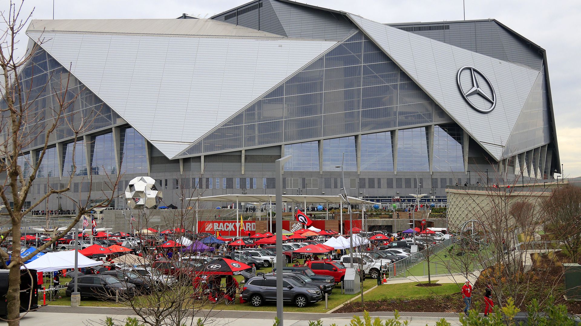 Mercedes-Benz Stadium in Atlanta, Georgia.