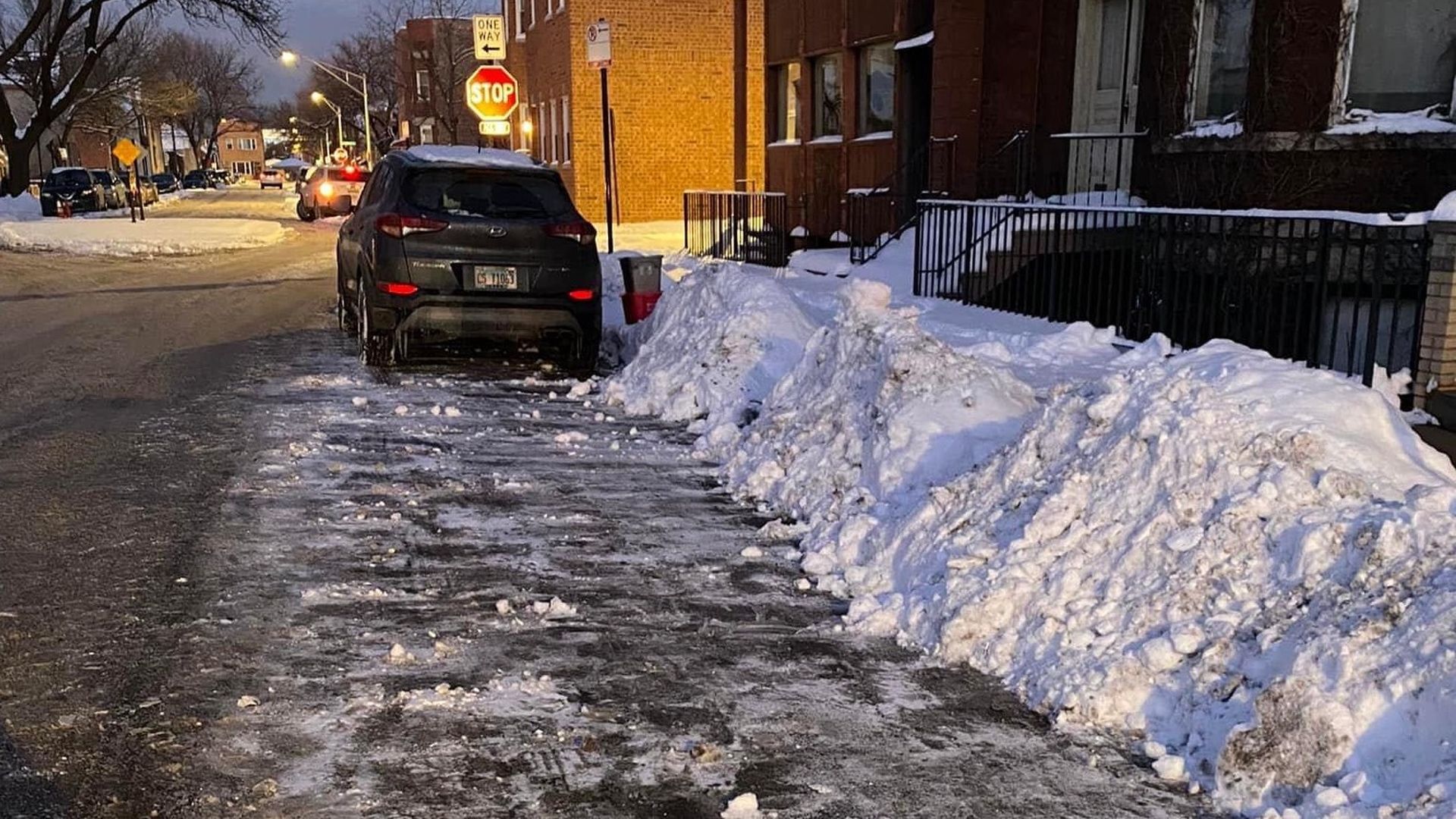 Car in snow