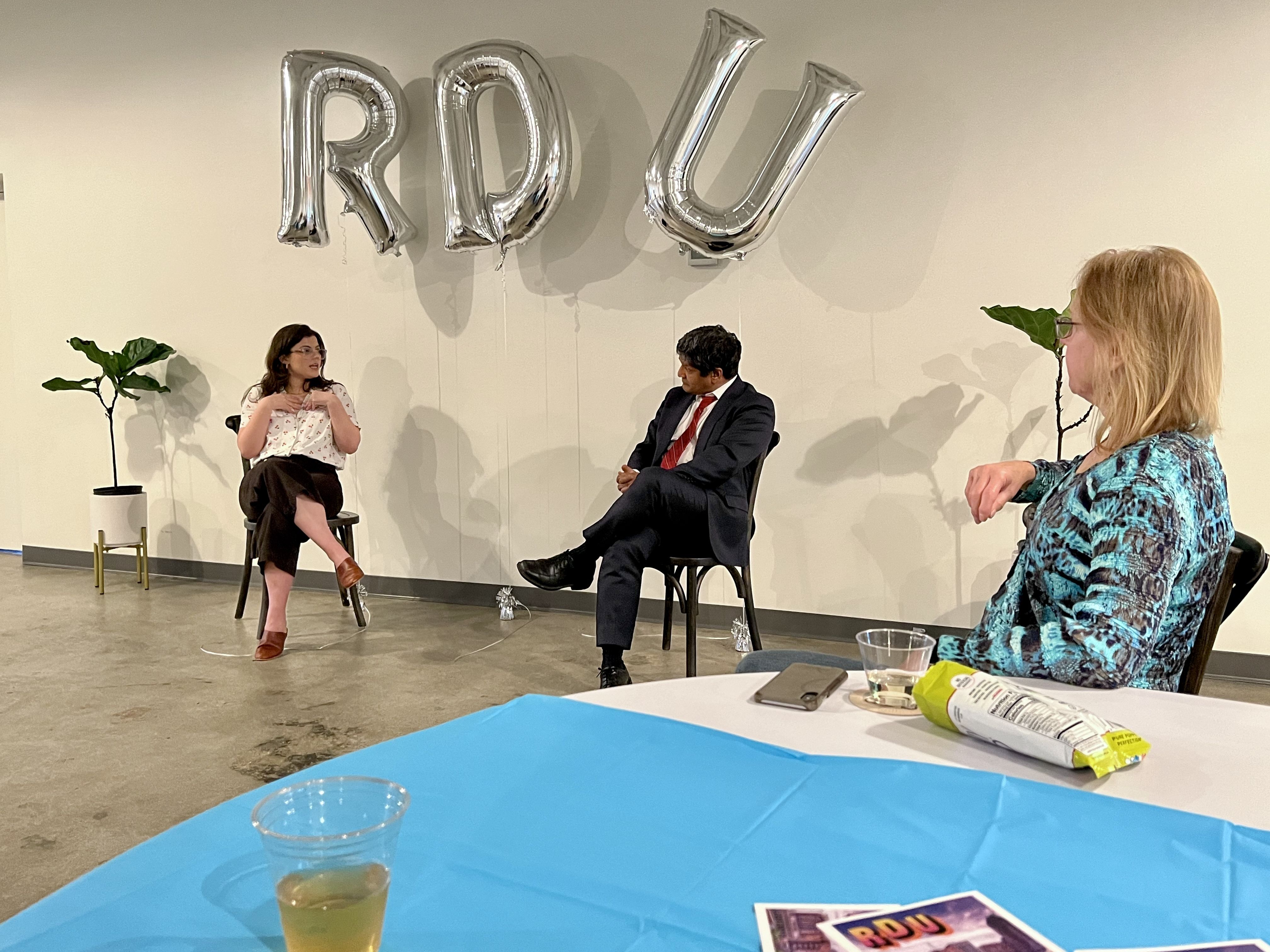 Lucille & state Sen. Jay Chaudhuri