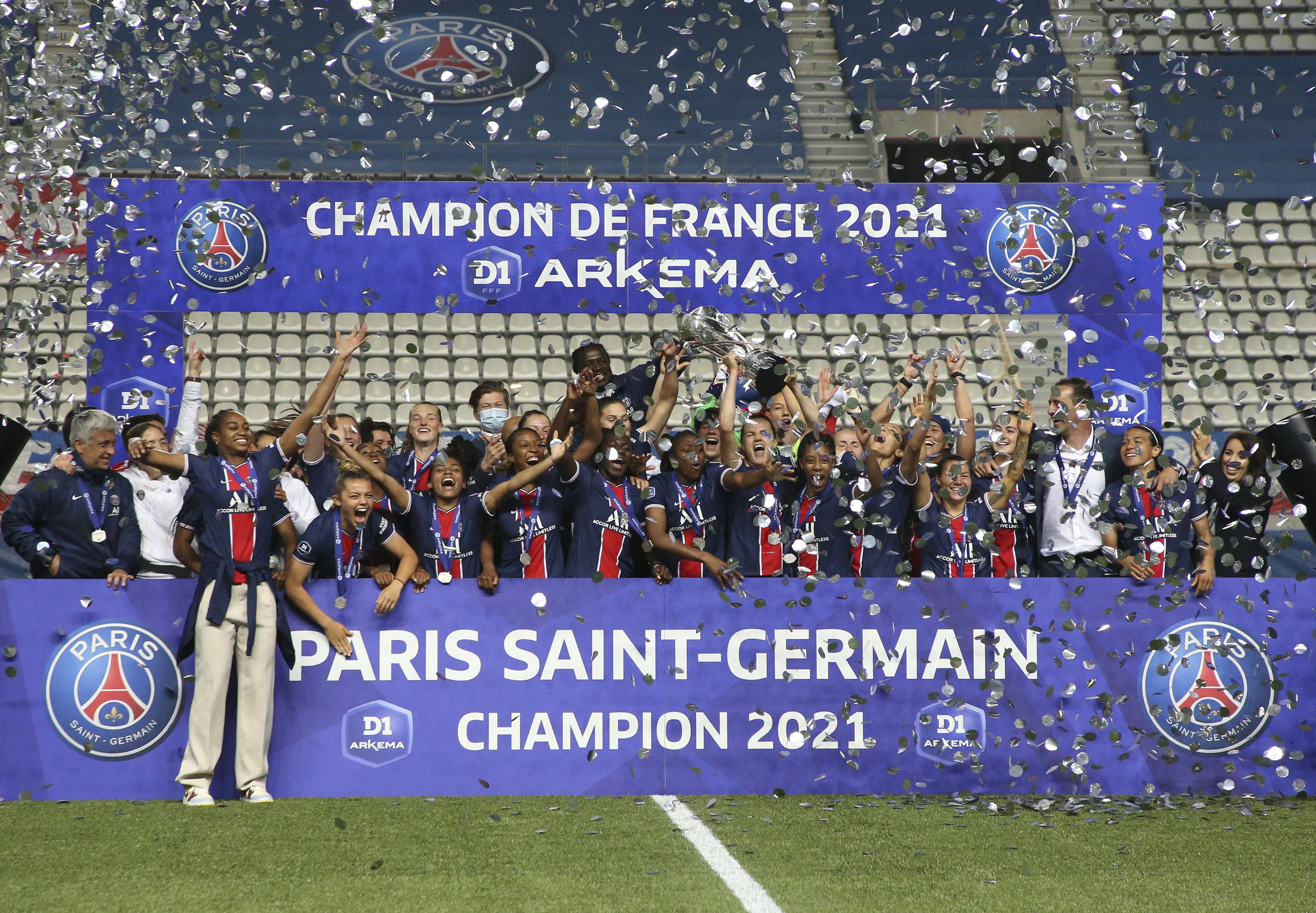 PSG women win french soccer title