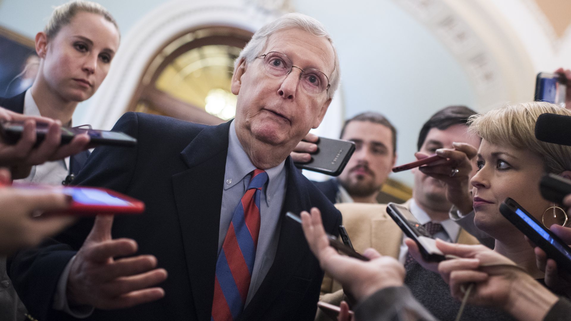 Senate Majority Leader Mitch McConnell, (R-Ky.) 