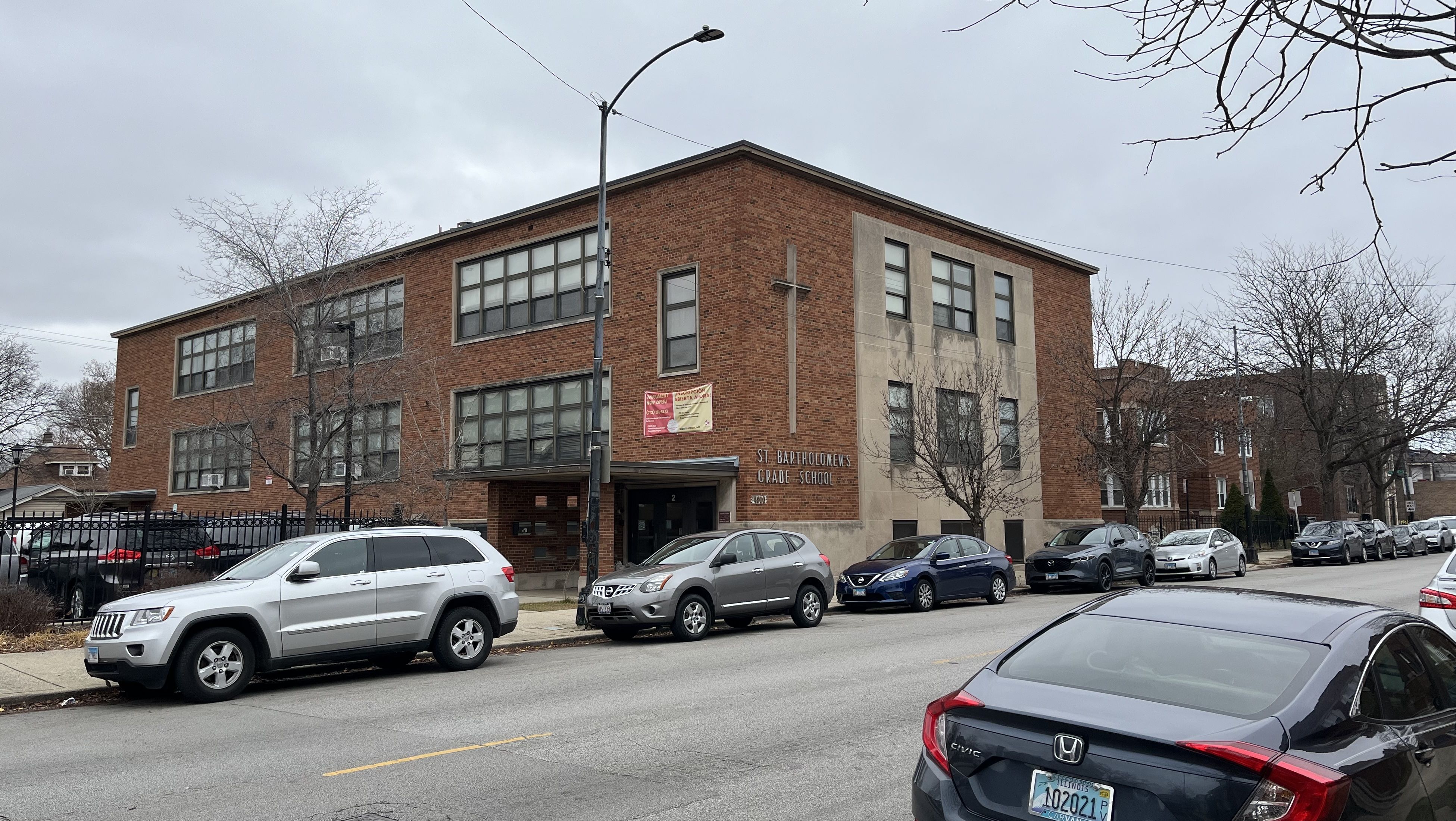 mid century school building 