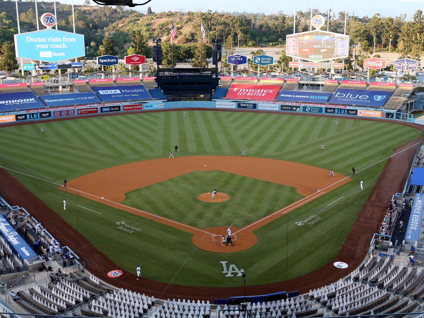 LeBron James teams up with Dodgers to make Dodger Stadium a voting location  in November's election 