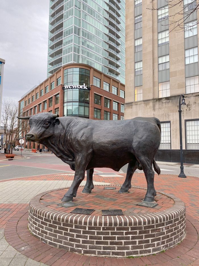 The Durham Bull Statue