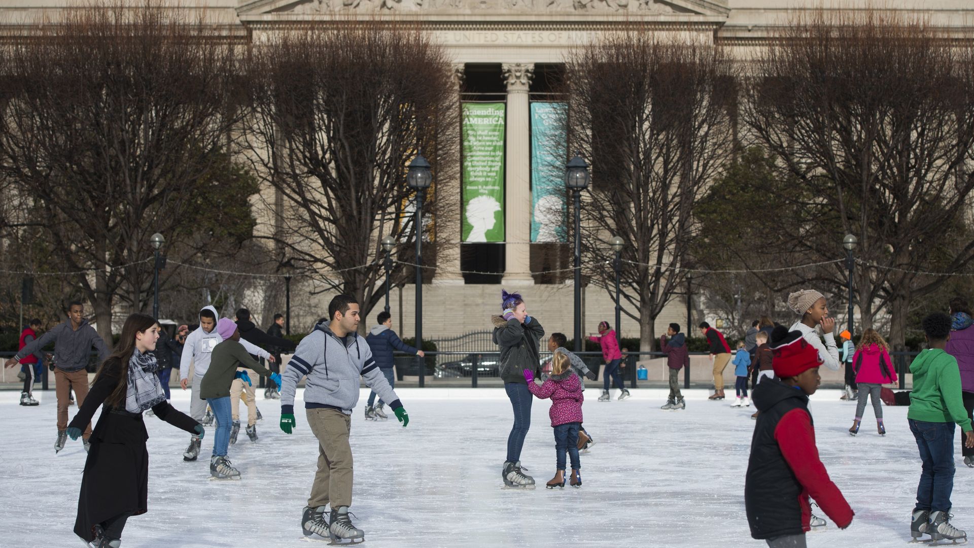 Photo, Ice Skating At The Capitol District