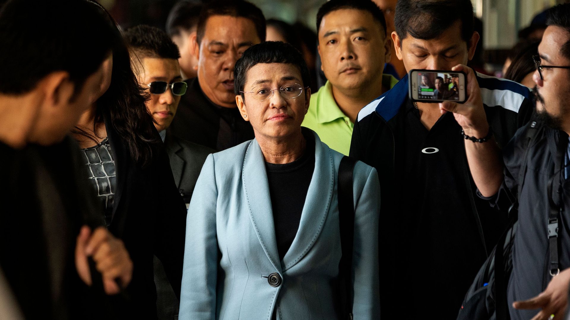 Famous Philippine journalist Maria Ressa