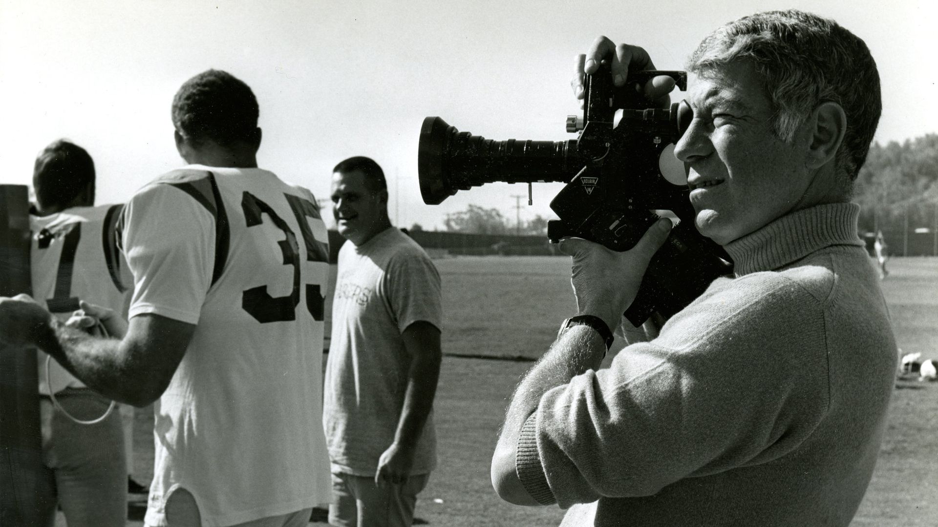 Ed Sabol filming