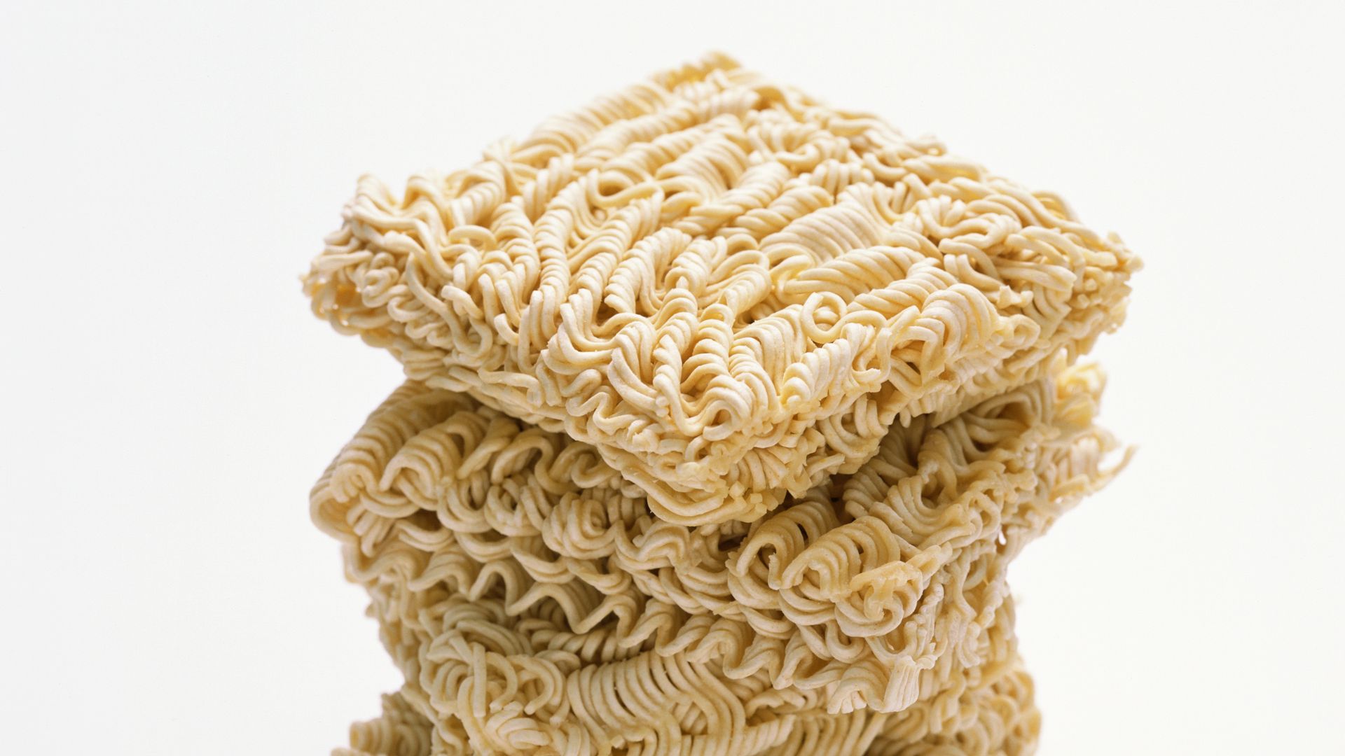 Ramen stacked on top of each other